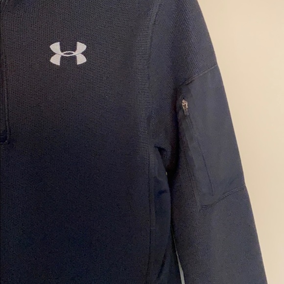 Under Armour Men’s Thick Quarter Zip - Picture 3 of 4